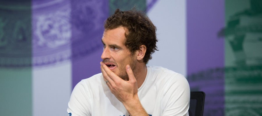 Andy Murray, en rueda de prensa Andy Murray, en rueda de prensa