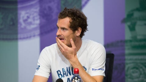 Andy Murray, en rueda de prensa