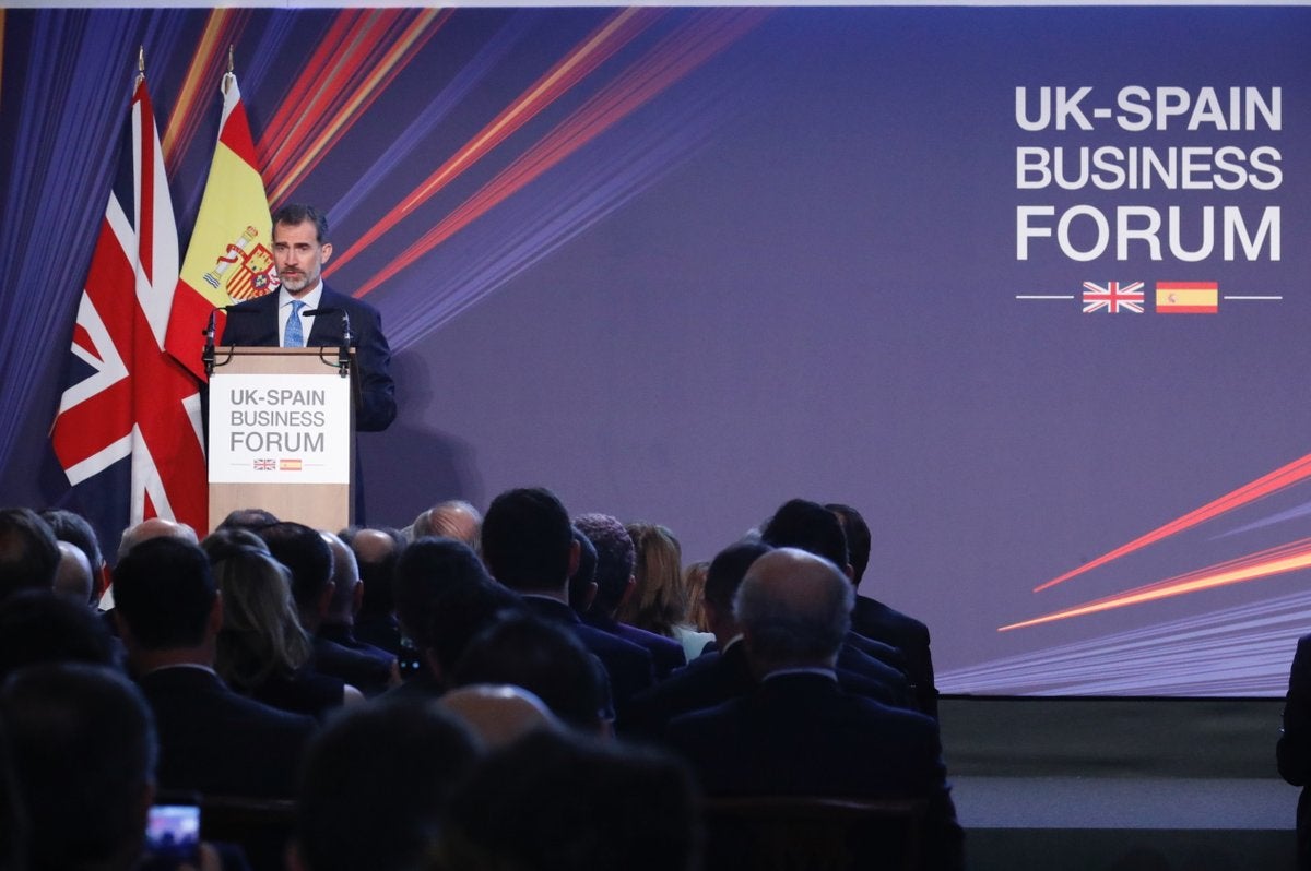 El Rey pide minimizar la incertidumbre de las empresas españolas ante el 'Brexit' El Rey pide minimizar la incertidumbre de las empresas españolas ante el 'Brexit'
