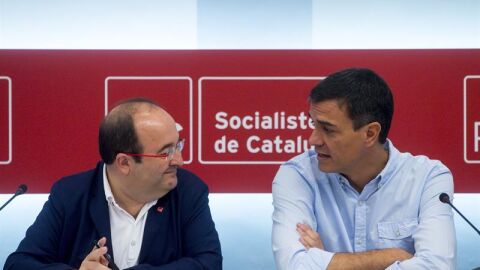 Miquel Iceta y Pedro S&aacute;nchez