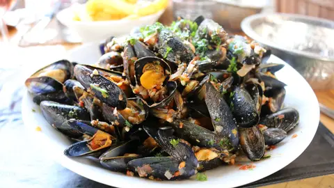 Plato de mejillones Plato de mejillones