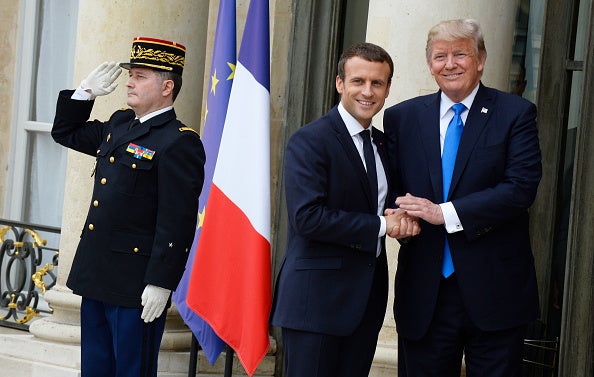 Macron a Trump: "Nada separará jamás a EEUU y Francia" Macron a Trump: "Nada separará jamás a EEUU y Francia"
