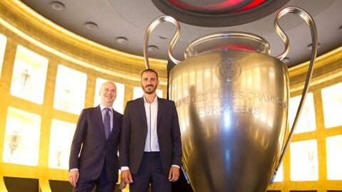 El defensa italiano Leonardo Bonucci.