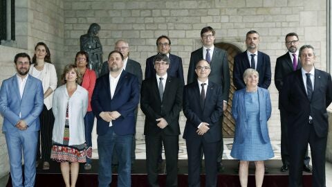 Foto de familia del nuevo del Govern de Catalu&ntilde;a