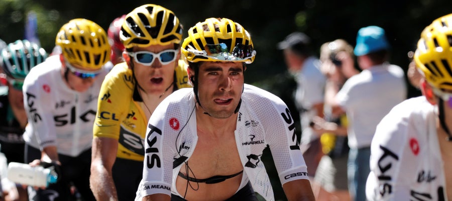 Mikel Landa, durante una etapa del Tour de Francia 2017 Mikel Landa, durante una etapa del Tour de Francia 2017