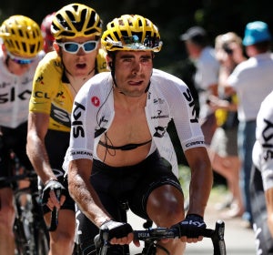 Mikel Landa, durante una etapa del Tour de Francia 2017 Mikel Landa, durante una etapa del Tour de Francia 2017
