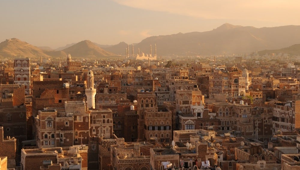 Vista de Saná, capital de Yemen