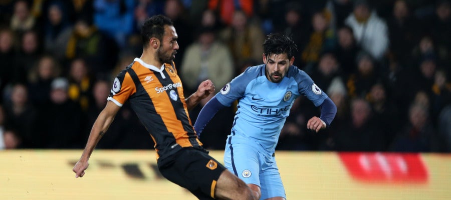 Nolito jugando con el Manchester City Nolito jugando con el Manchester City
