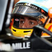 Fernando Alonso en GP de Gran Bretaña