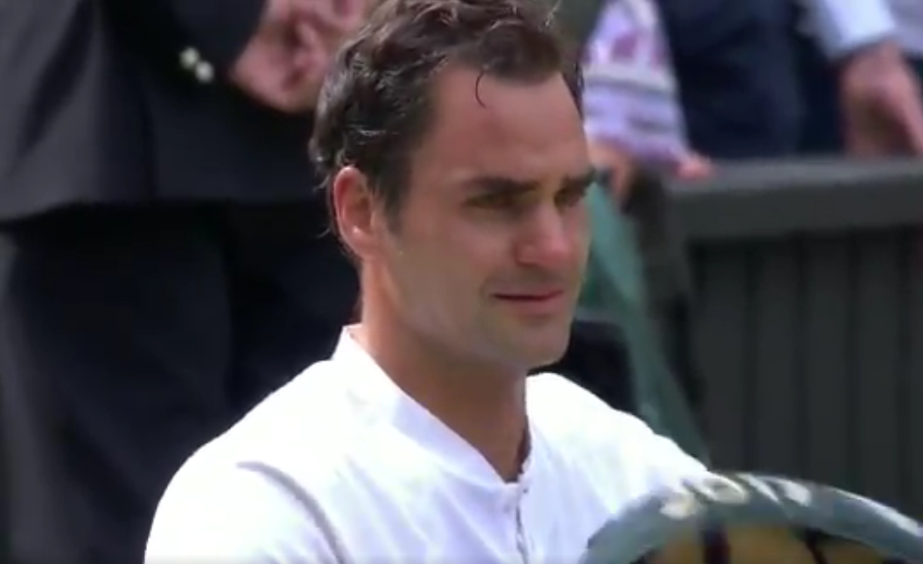 Las lágrimas de una leyenda: Roger Federer se derrumba tras ganar su octavo Wimbledon Las lágrimas de una leyenda: Roger Federer se derrumba tras ganar su octavo Wimbledon