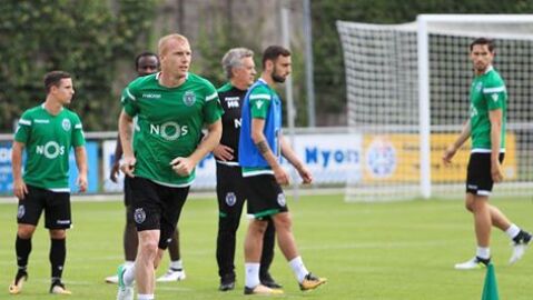 Mathieu, en un entrenamiento