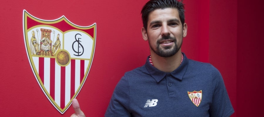 Nolito presentado en el Sevilla Nolito presentado en el Sevilla