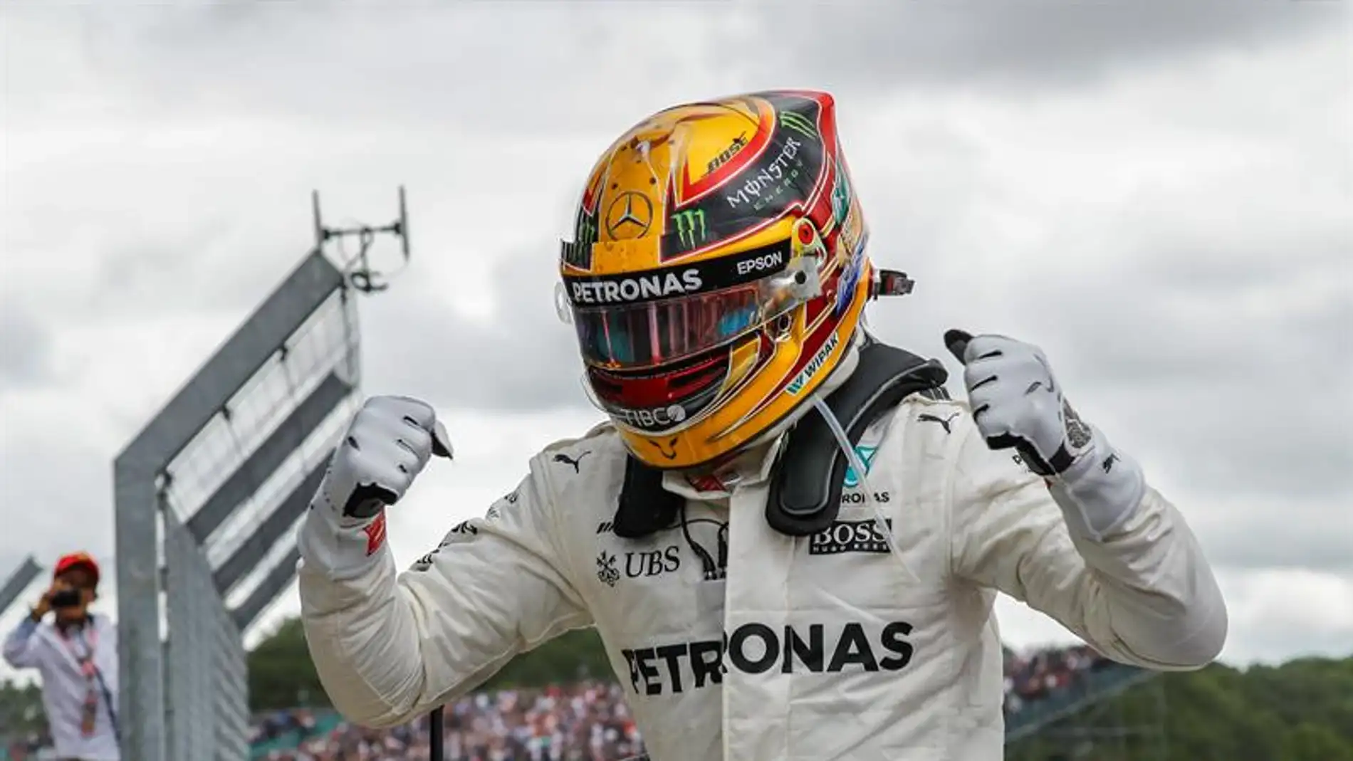 Lewis Hamilton campeón en el Gran Premio de Gran Bretaña, Silverstone