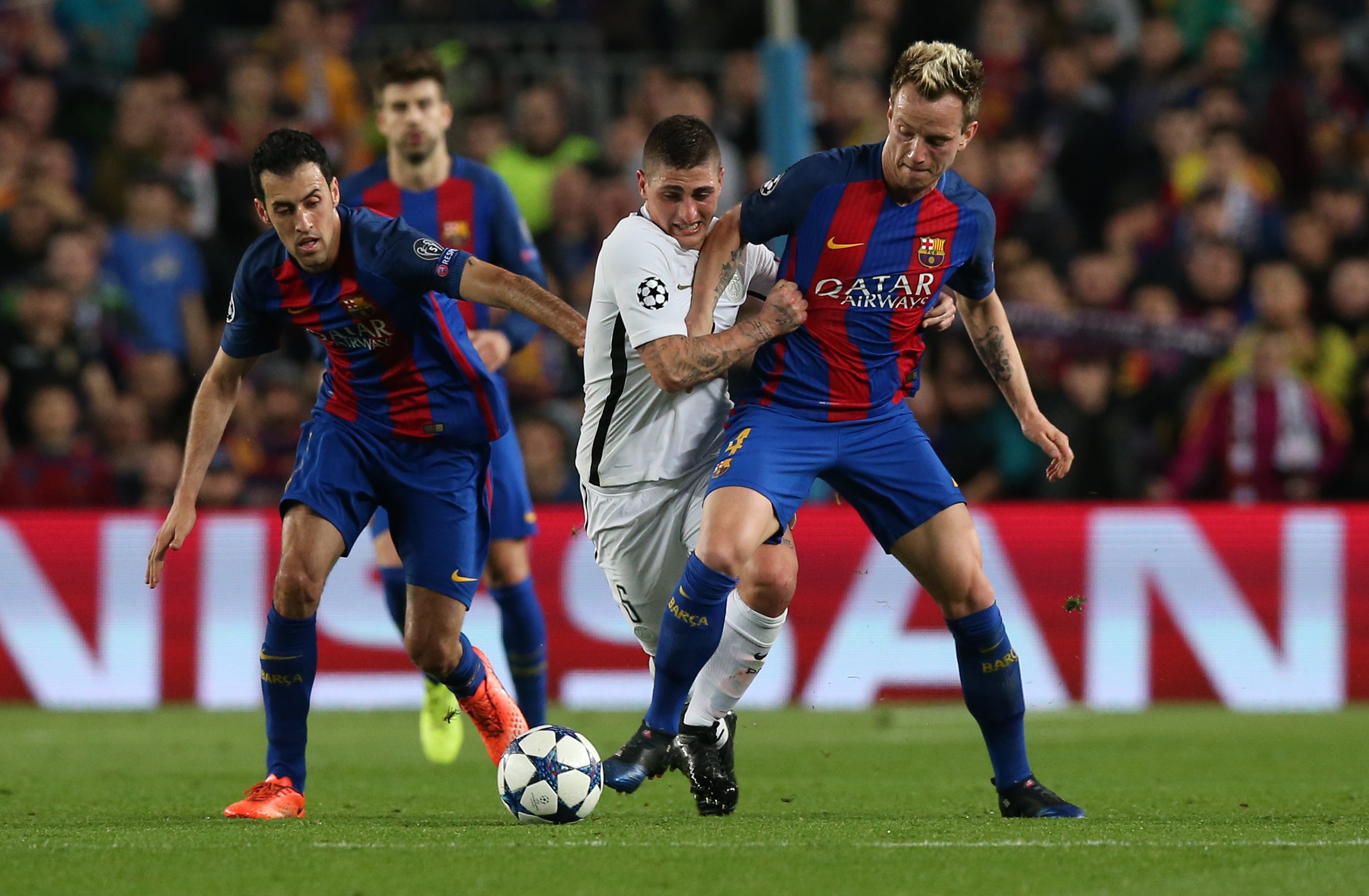 El Barcelona ofrecería 65 millones de euros más Rakitic por Verratti, según 'Calciomercato' El Barcelona ofrecería 65 millones de euros más Rakitic por Verratti, según 'Calciomercato'