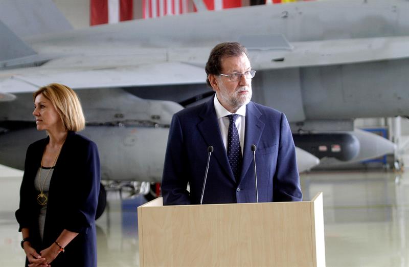 Rajoy afirma que la misión en Estonia contribuye a una Europa y una España más seguras Rajoy afirma que la misión en Estonia contribuye a una Europa y una España más seguras