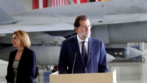 Mariano Rajoy y Mar&iacute;a Dolores de Cospedal