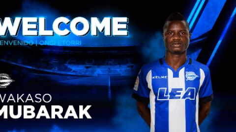 El Alav&eacute;s hace oficial el fichaje de Wakaso. 