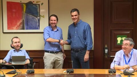 PSOE y Podemos se re&uacute;nen para concretar y orientar su colaboraci&oacute;n parlamentaria