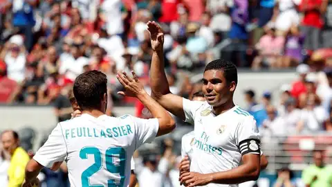 El centrocampista, Carlos Henrique Casemiro. El centrocampista, Carlos Henrique Casemiro.