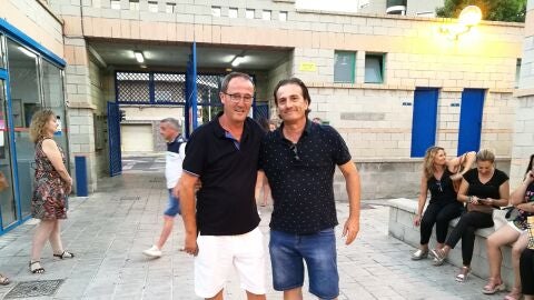 Jos&eacute; Pedro Ruiz 'Rayo' y Juan Antonio Asencio 'Maier', tras las elecciones