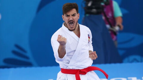 Quintero durante un combate