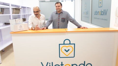 Enric Portal&eacute;s y Xavier Ochando durant l'acte de presentaci&oacute;