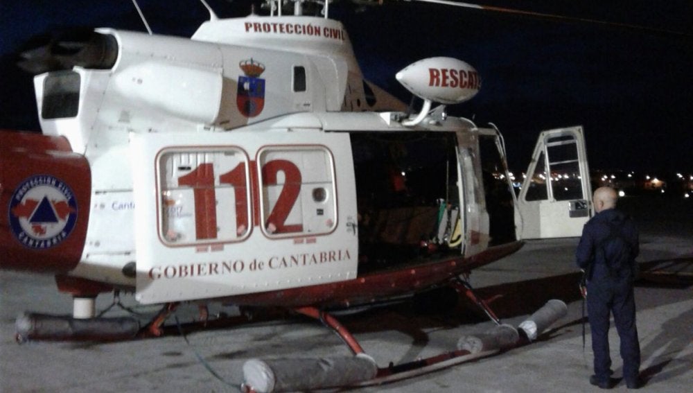 Helicóptero 112 Cantabria