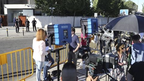 Expectaci&oacute;n medi&aacute;tica por la comparecencia del presidente del Gobierno Mariano Rajoy