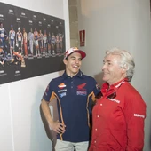 Marc Márquez, junto a Ángel Nieto Marc Márquez, junto a Ángel Nieto