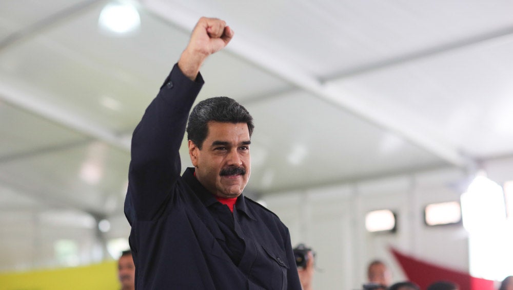 Nicolás Maduro en un acto de gobierno en el Palacio de Miraflores