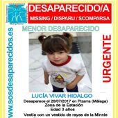 Lucía Vivar desaparecida en Málaga