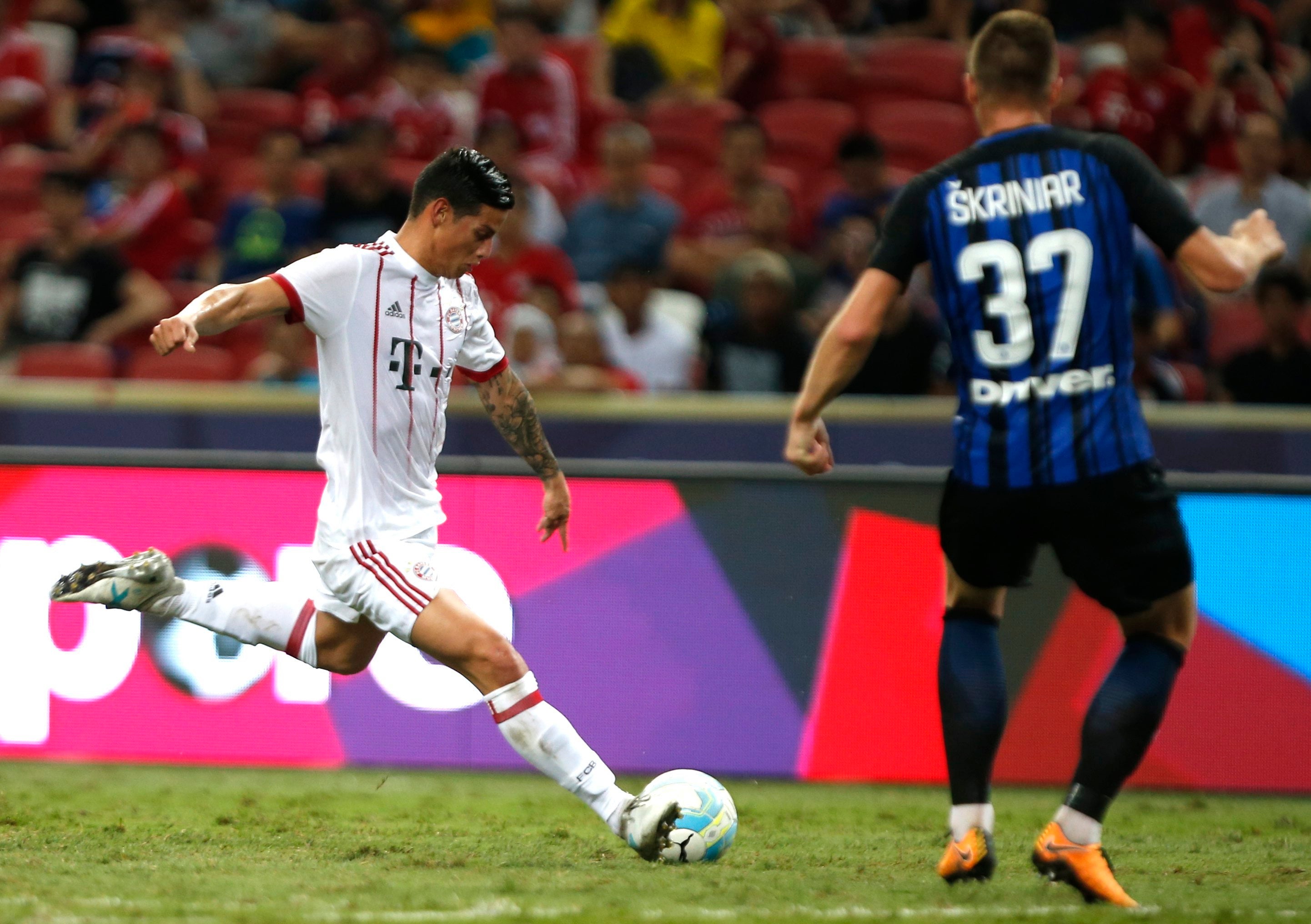 El Bayern de Múnich pierde 0-2 ante el Inter de Milan en el amistoso jugado en Singapur El Bayern de Múnich pierde 0-2 ante el Inter de Milan en el amistoso jugado en Singapur