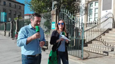Luis Bará conversa con Susana Pedreira Los "Paseos de Onda Cero Pontevedra