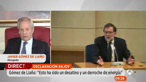 El abogado Javier Gómez de Liaño valora la declaración de Rajoy "irrelevante" desde el punto de vista jurista El abogado Javier Gómez de Liaño valora la declaración de Rajoy "irrelevante" desde el punto de vista jurista