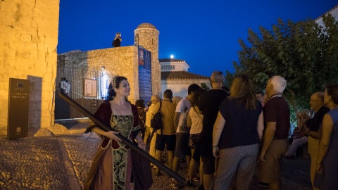 Fotograf&iacute;a realizada durante la celebraci&oacute;n del Festival de Teatro Cl&aacute;sico del Castillo de Pe&ntilde;&iacute;scola