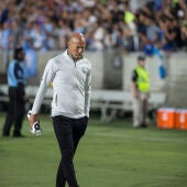 Zinedine Zidane, cabizbajo en el City - Real Madrid