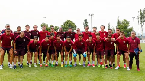 Los jugadores del Atlético de Madrid Juvenil A Los jugadores del Atlético de Madrid Juvenil A