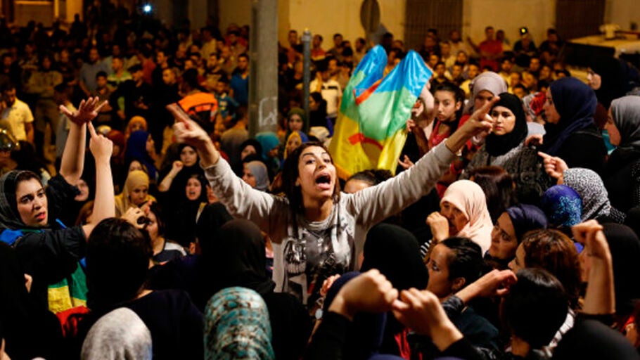 Protestas en Marruecos