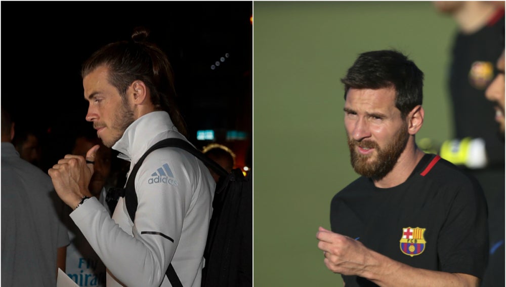 Bale y Messi, en Miami para el primer Clásico de la temporada