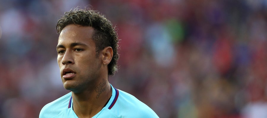 Neymar, durante un partido con el Barcelona Neymar, durante un partido con el Barcelona