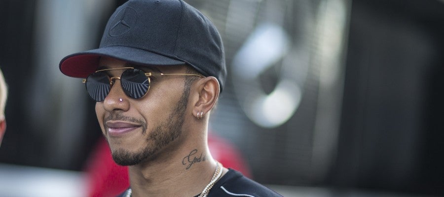 Lewis Hamilton, durante el GP de Hungría Lewis Hamilton, durante el GP de Hungría