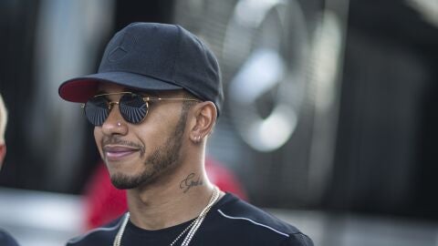 Lewis Hamilton, durante el GP de Hungr&iacute;a