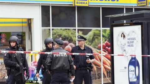 El supermercado de Hamburgo donde una persona ha muerto y varias han resultado heridas tras un ataque con cuchillo