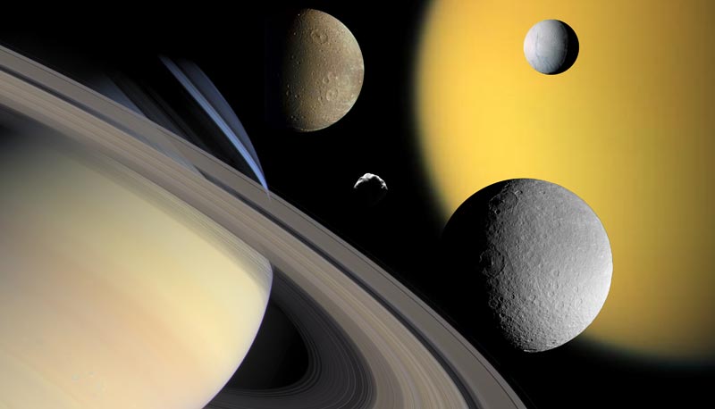 Identifican moléculas que pueden formar células y por tanto vida en una de las lunas de Saturno Identifican moléculas que pueden formar células y por tanto vida en una de las lunas de Saturno