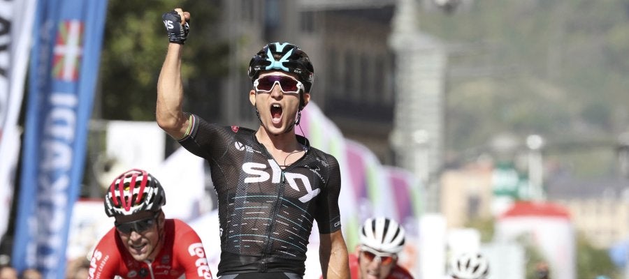 Michal Kwiatkowski en la clásica de San Sebastián Michal Kwiatkowski en la clásica de San Sebastián