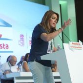 Susana Díaz y la Ejecutiva andaluza del PSOE
