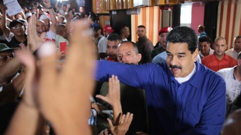 El presidente de Venezuela, Nicol&aacute;s Maduro