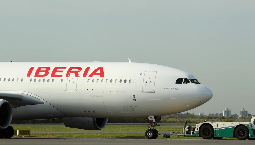 Un avión de Iberia