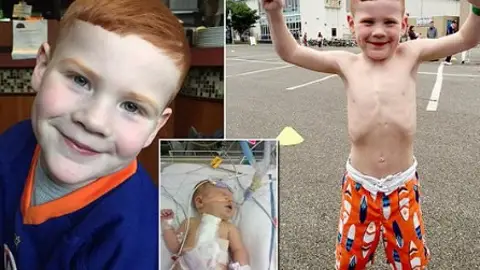 Montaje publicado por la madre del niño Montaje publicado por la madre del niño.