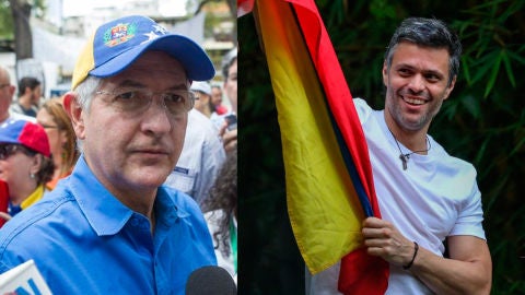 Leopoldo L&oacute;pez y Antonio Ledezma 